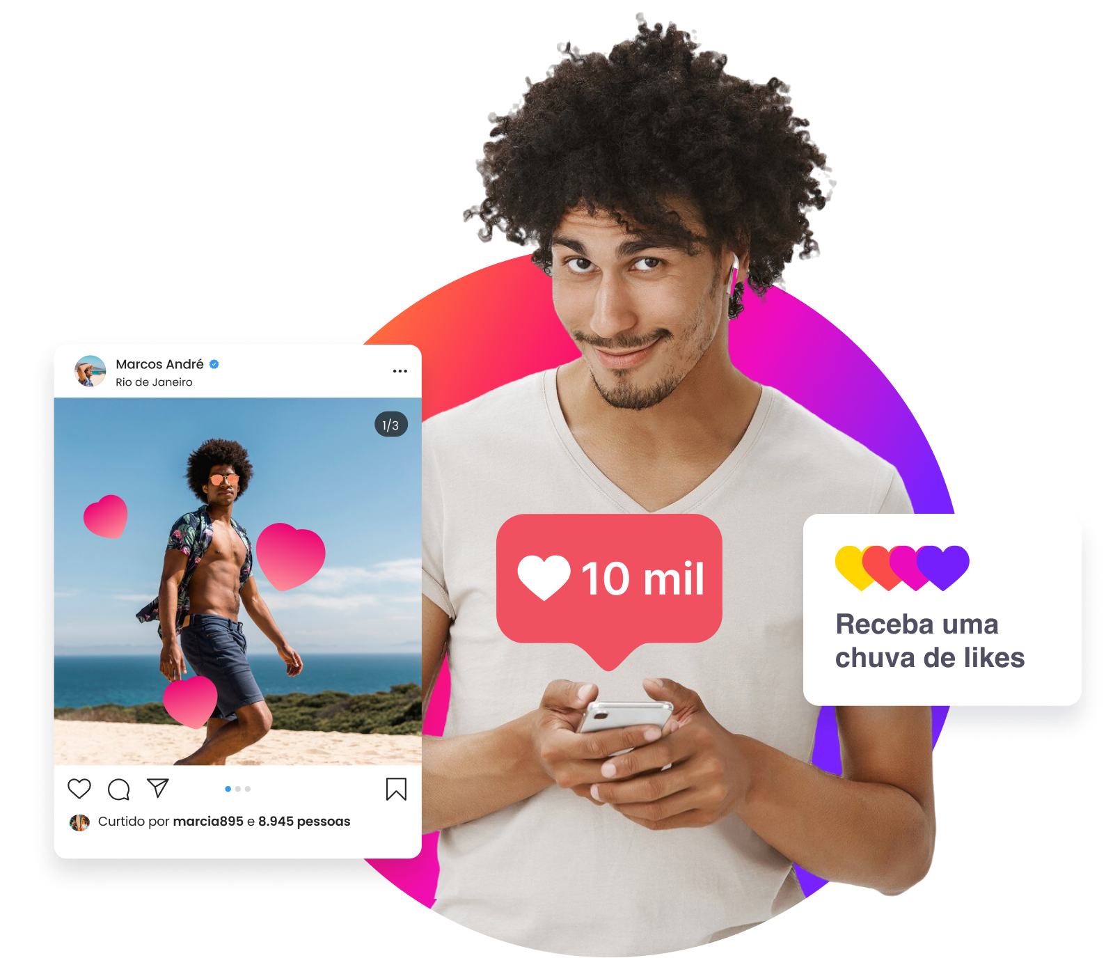 Pacotes de curtidas no Instagram Brasileiras